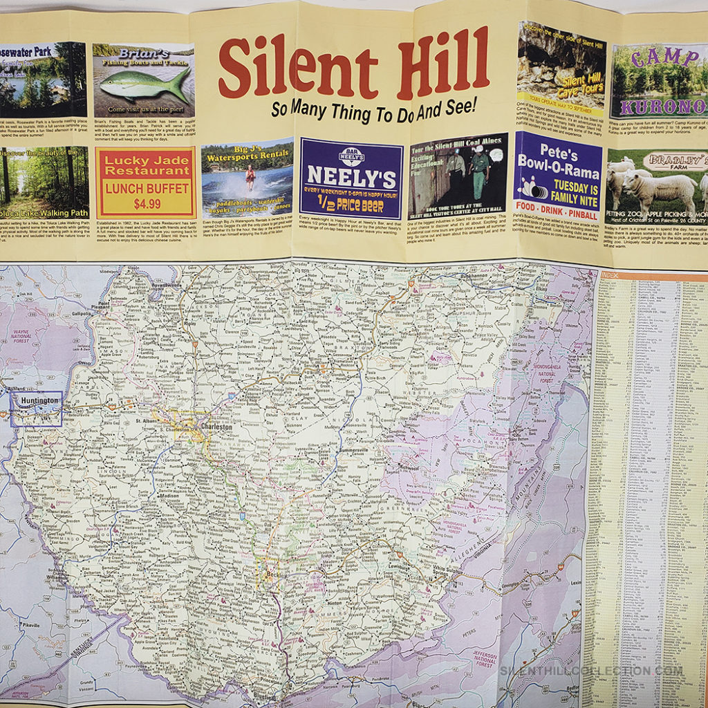 Silent Hill (2006) Official Tourism Map Prop (US/CAN
